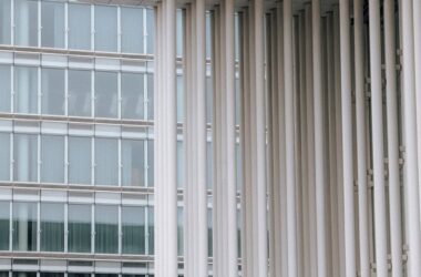 modern architectural facade in luxembourg city